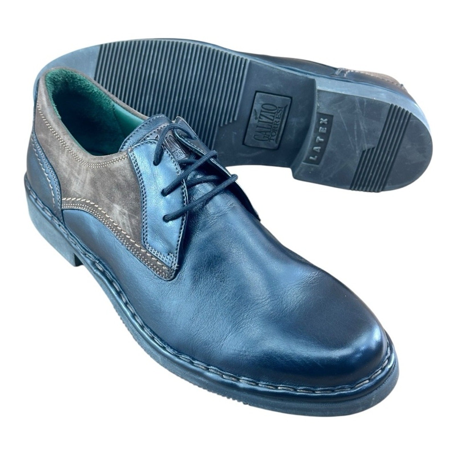 Galizio Torresi Latex Men's Derby Shoes.