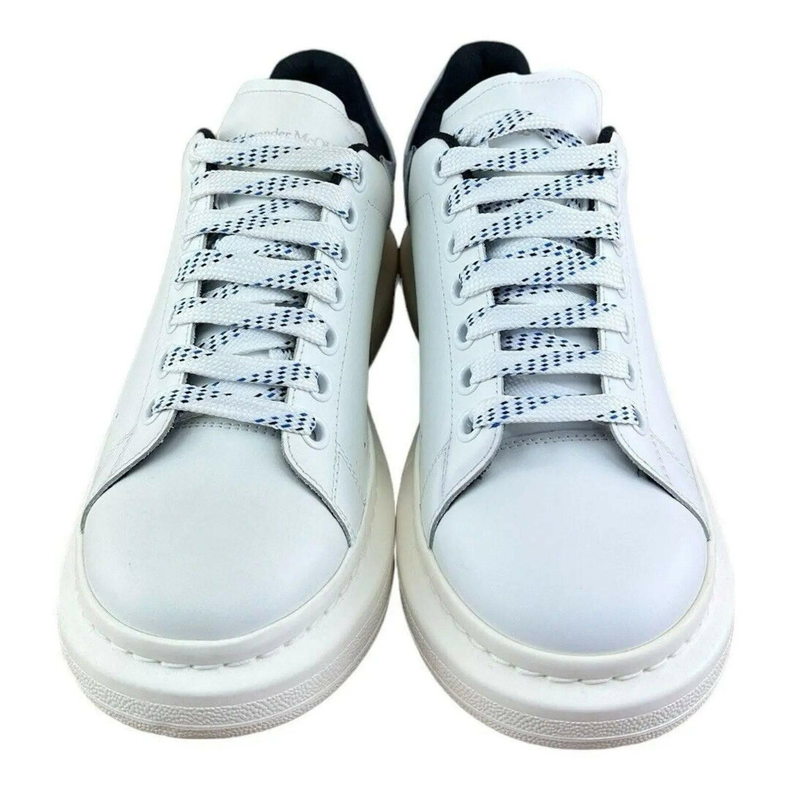 Alexander McQueen Oversized White Spring Blue Sneaker ( Men) - AZINIAlexander McQueen