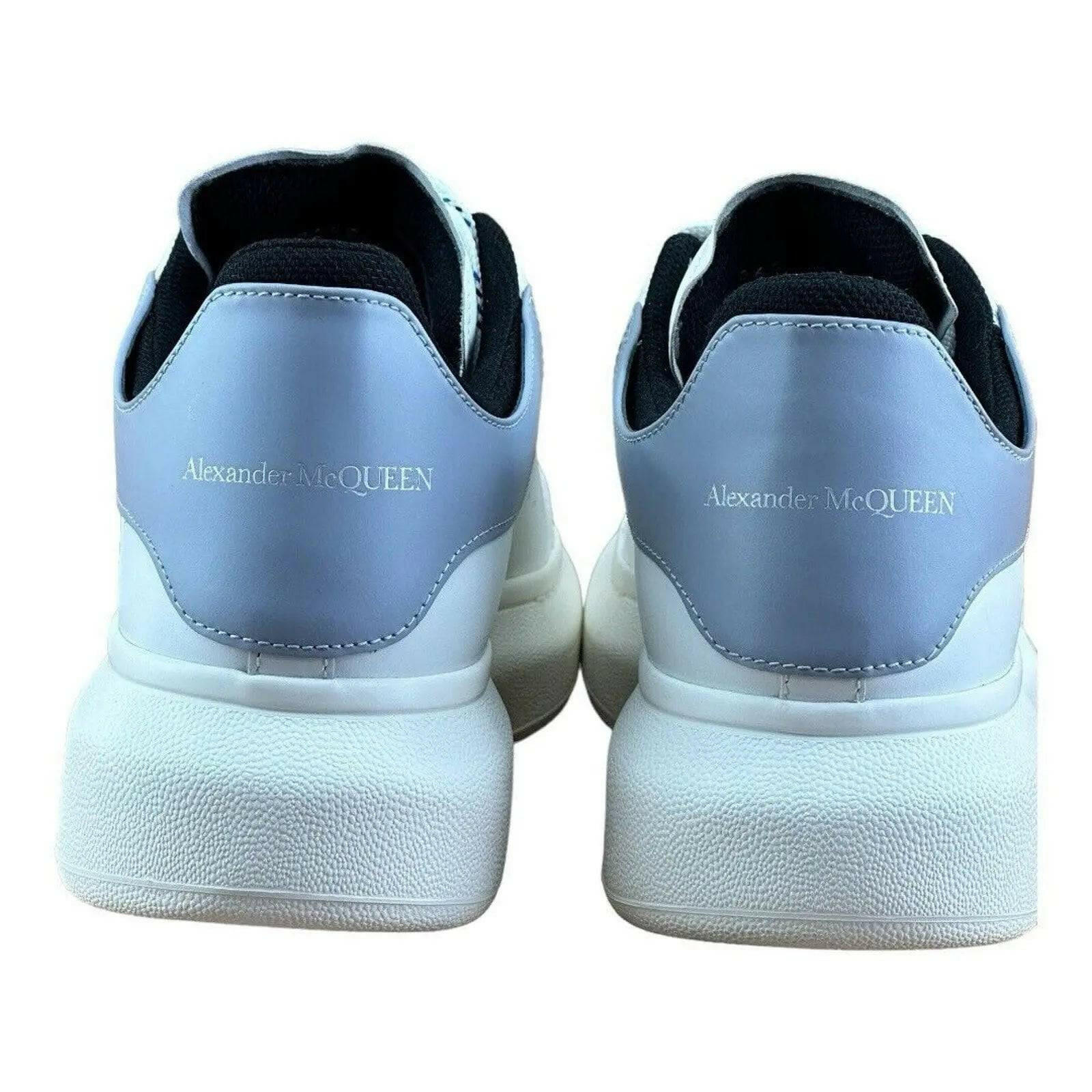 Alexander McQueen Oversized White Spring Blue Sneaker ( Men) - AZINIAlexander McQueen