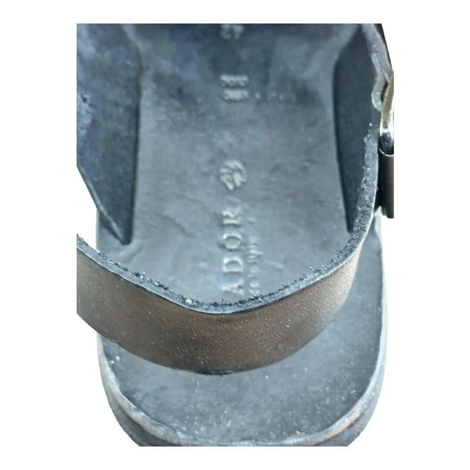 BRADOR Noisy Black Sandals Leather Men - AZINIBRADOR