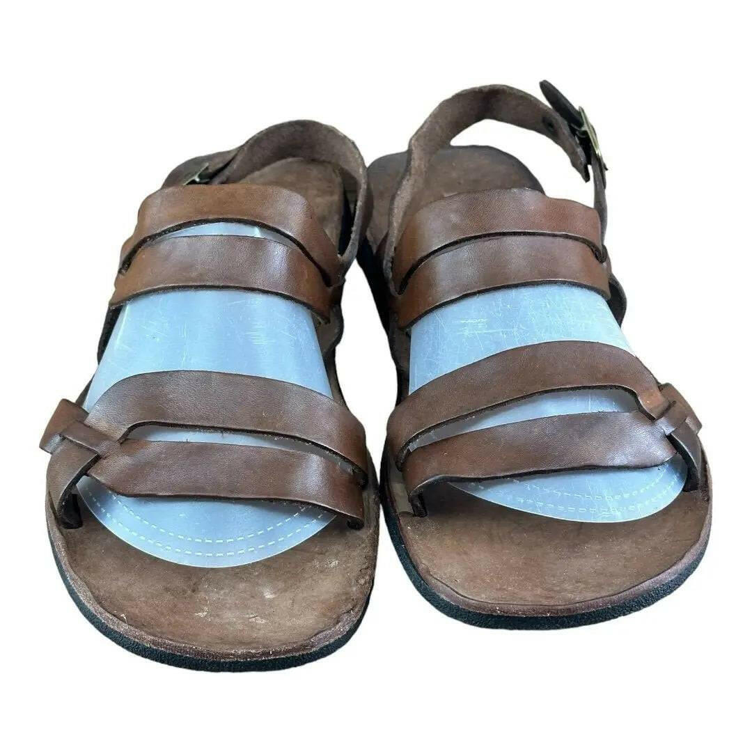 BRADOR Tiger Mahogany Brown Sandal Men - AZINIBRADOR