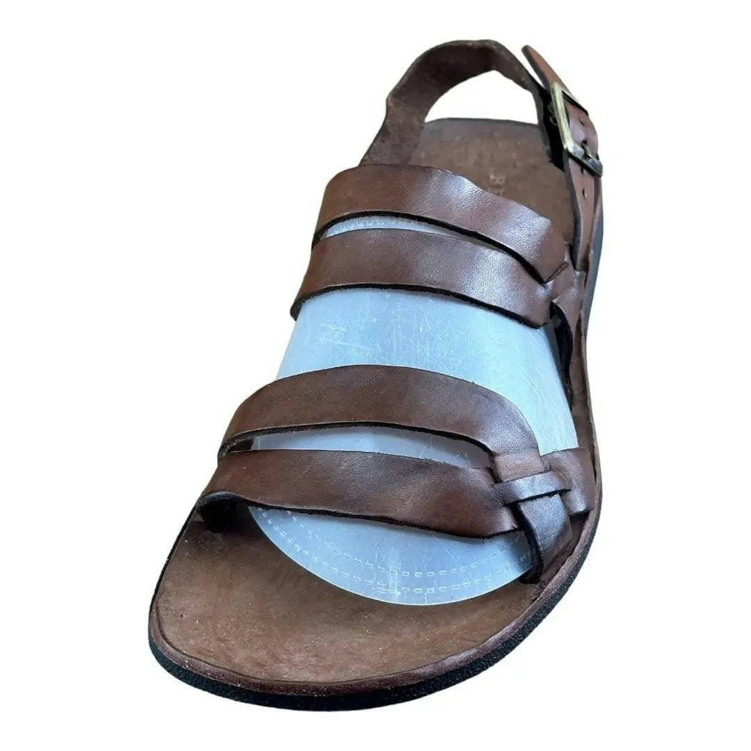 BRADOR Tiger Mahogany Brown Sandal Men - AZINIBRADOR