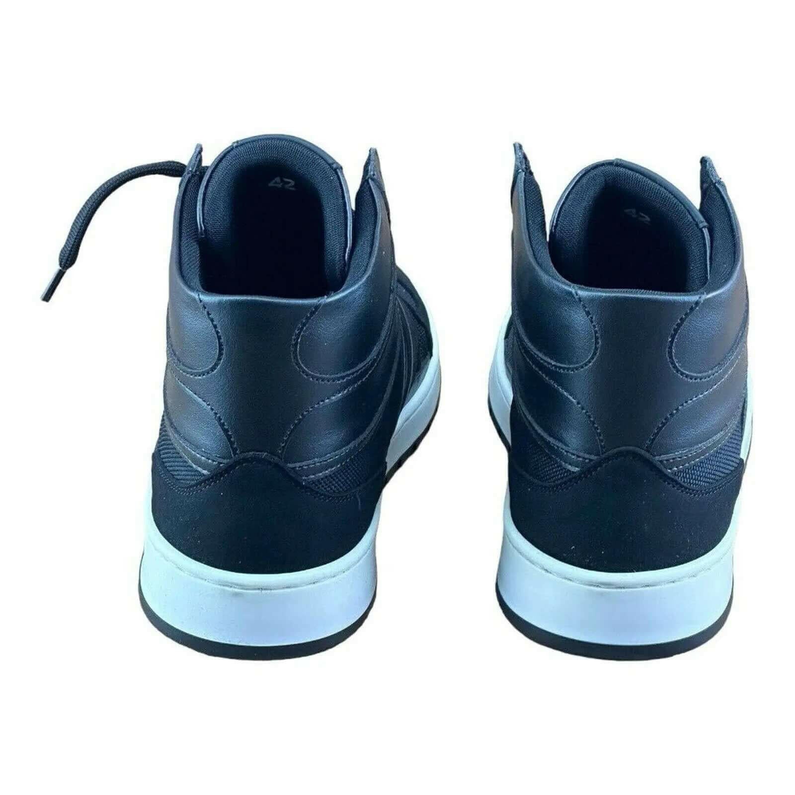 BRIAN MILLS Black High top sneakers  Fashion   Men.