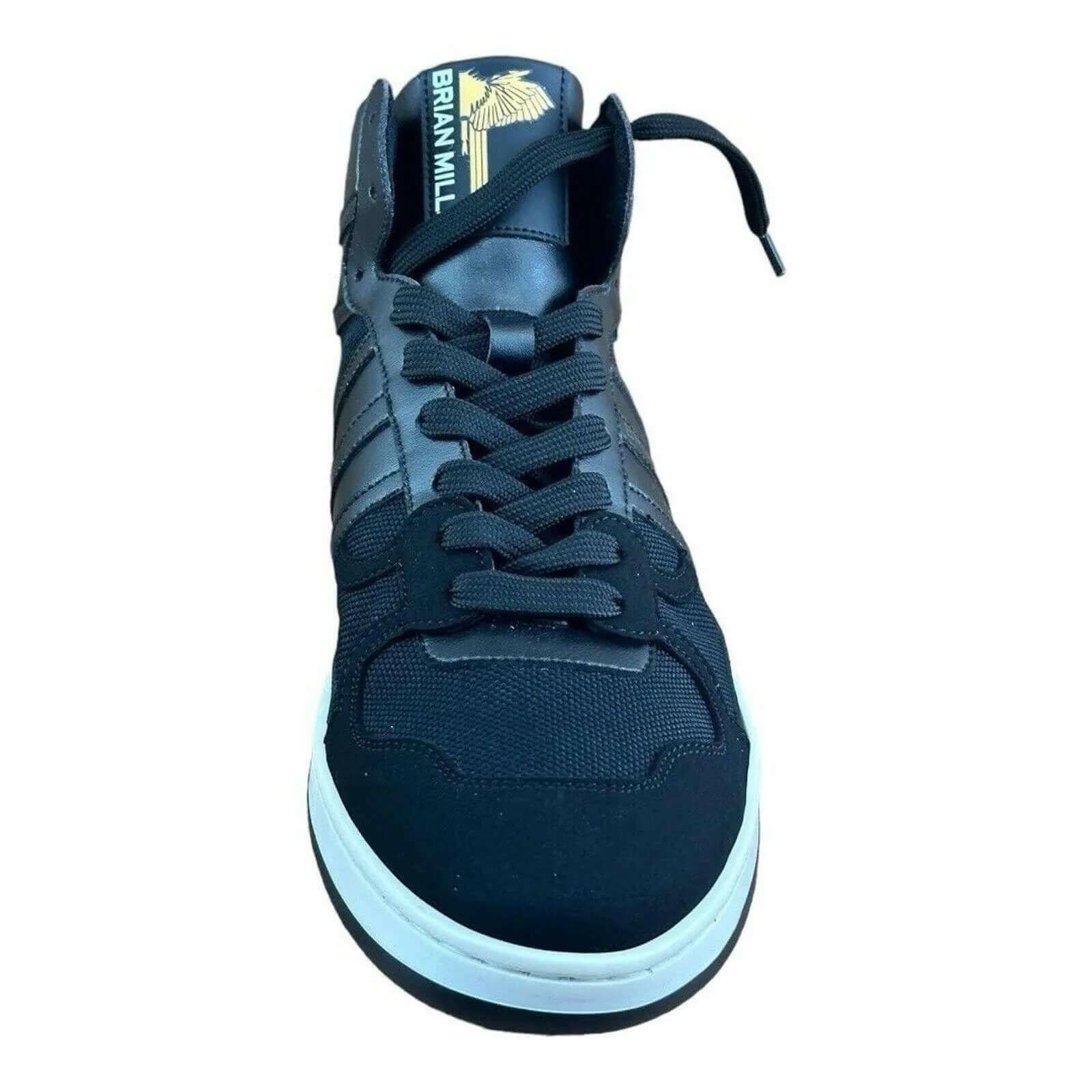 BRIAN MILLS Black High top sneakers Fashion Men - AZINIBRIAN MILLS