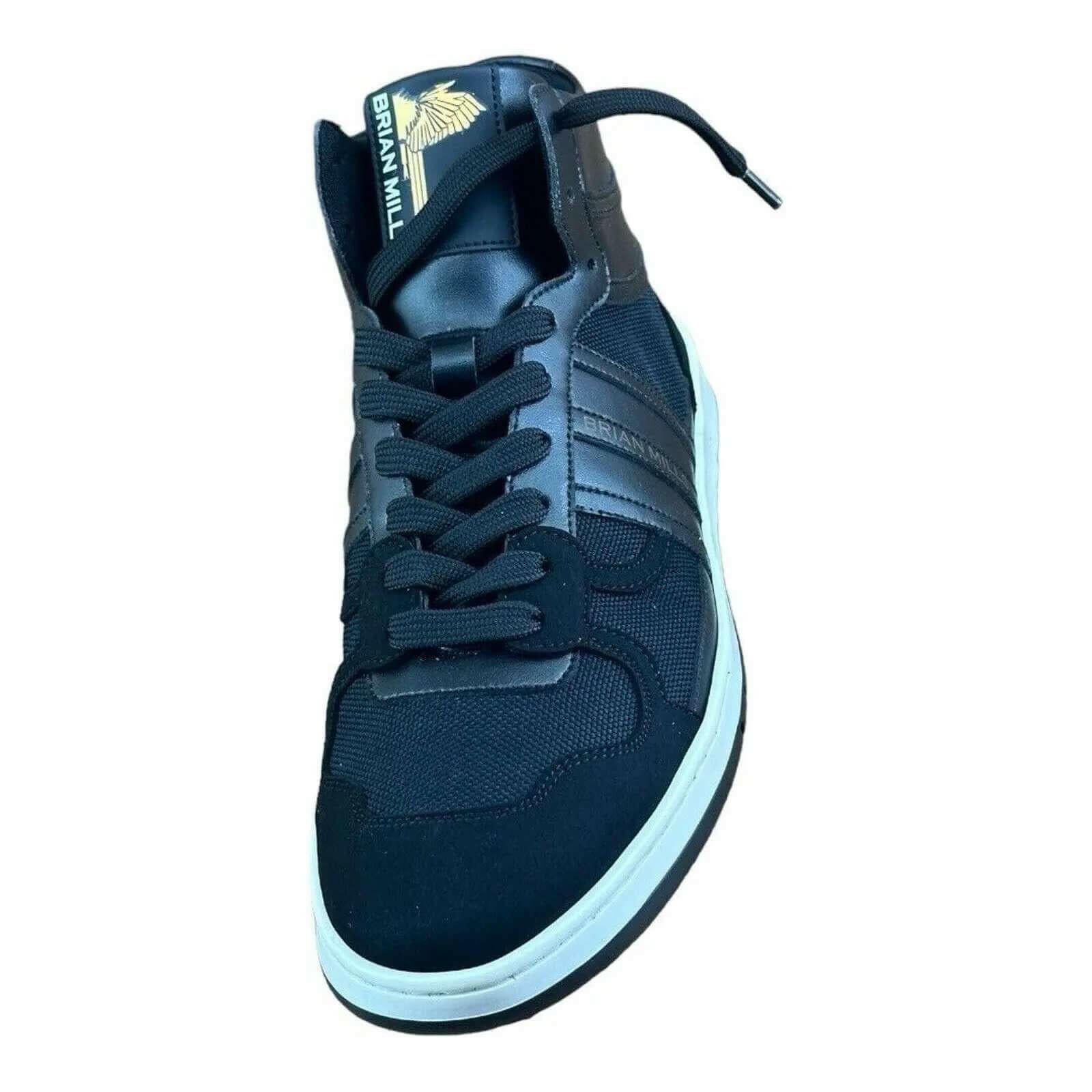 BRIAN MILLS Black High top sneakers Fashion Men - AZINIBRIAN MILLS