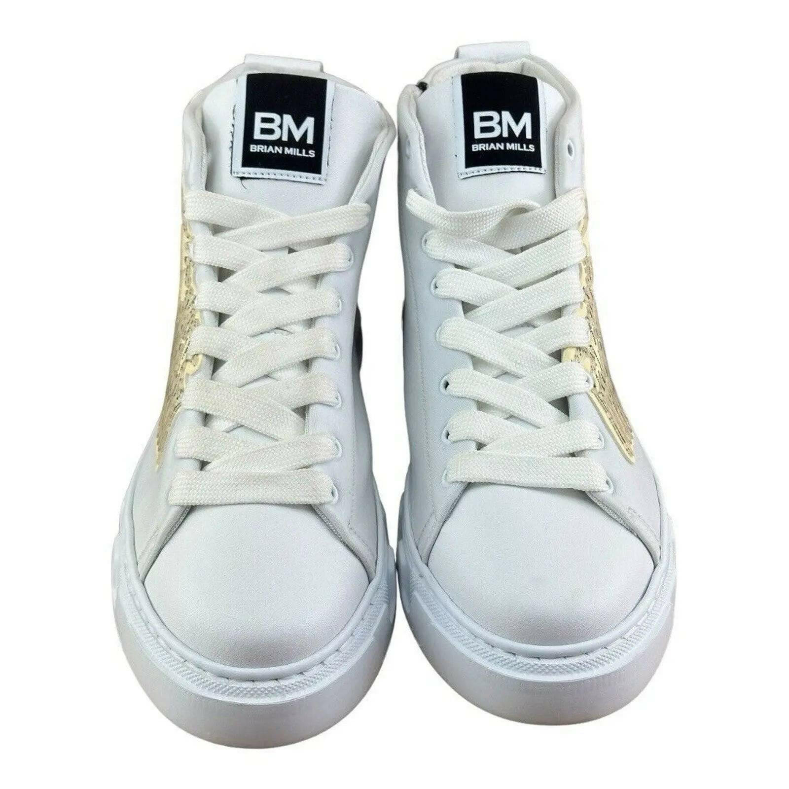 BRIAN MILLS Eagle  High top Fashion Sneakers Men.