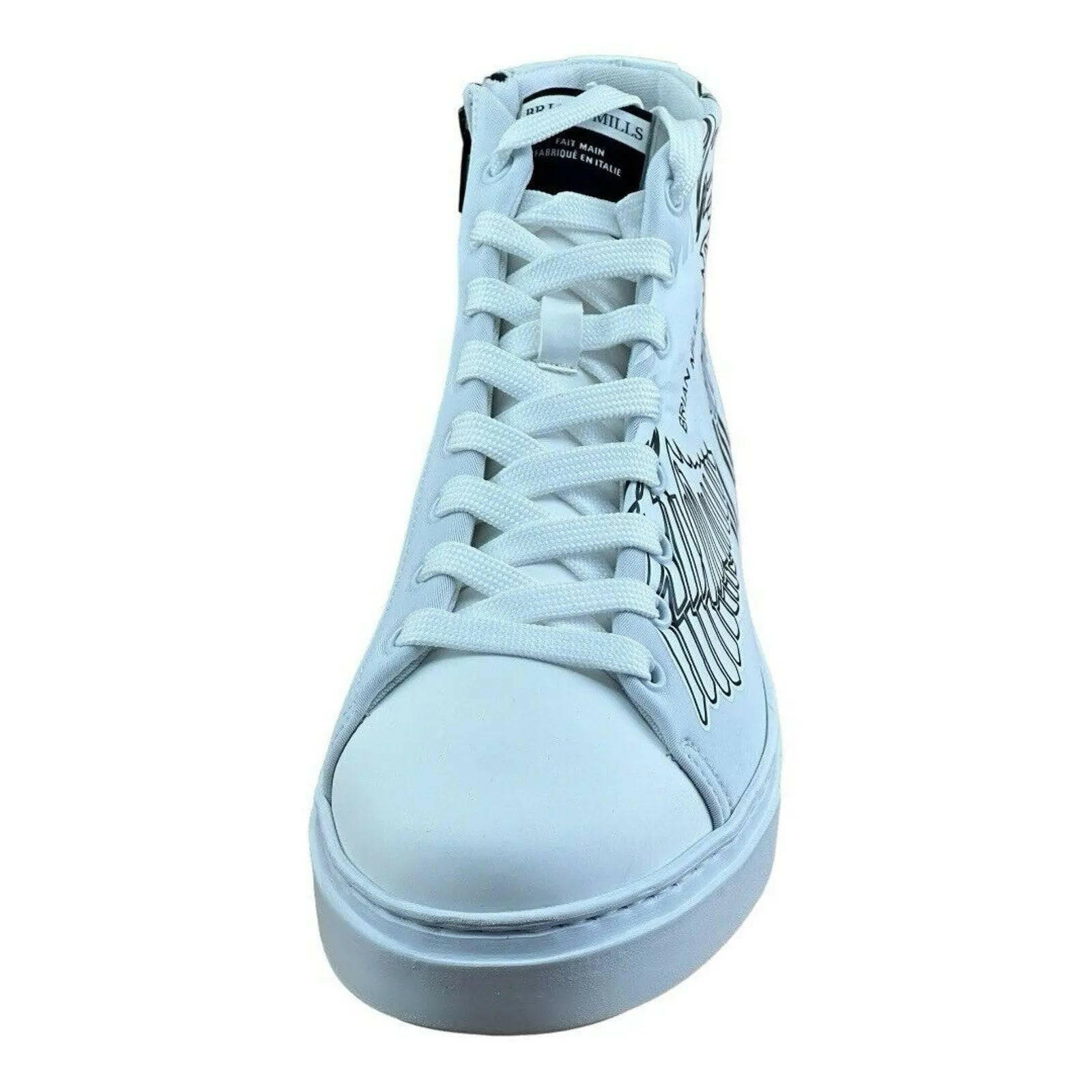 BRIAN MILLS  Fashion Eagle  High top  Sneakers Men.