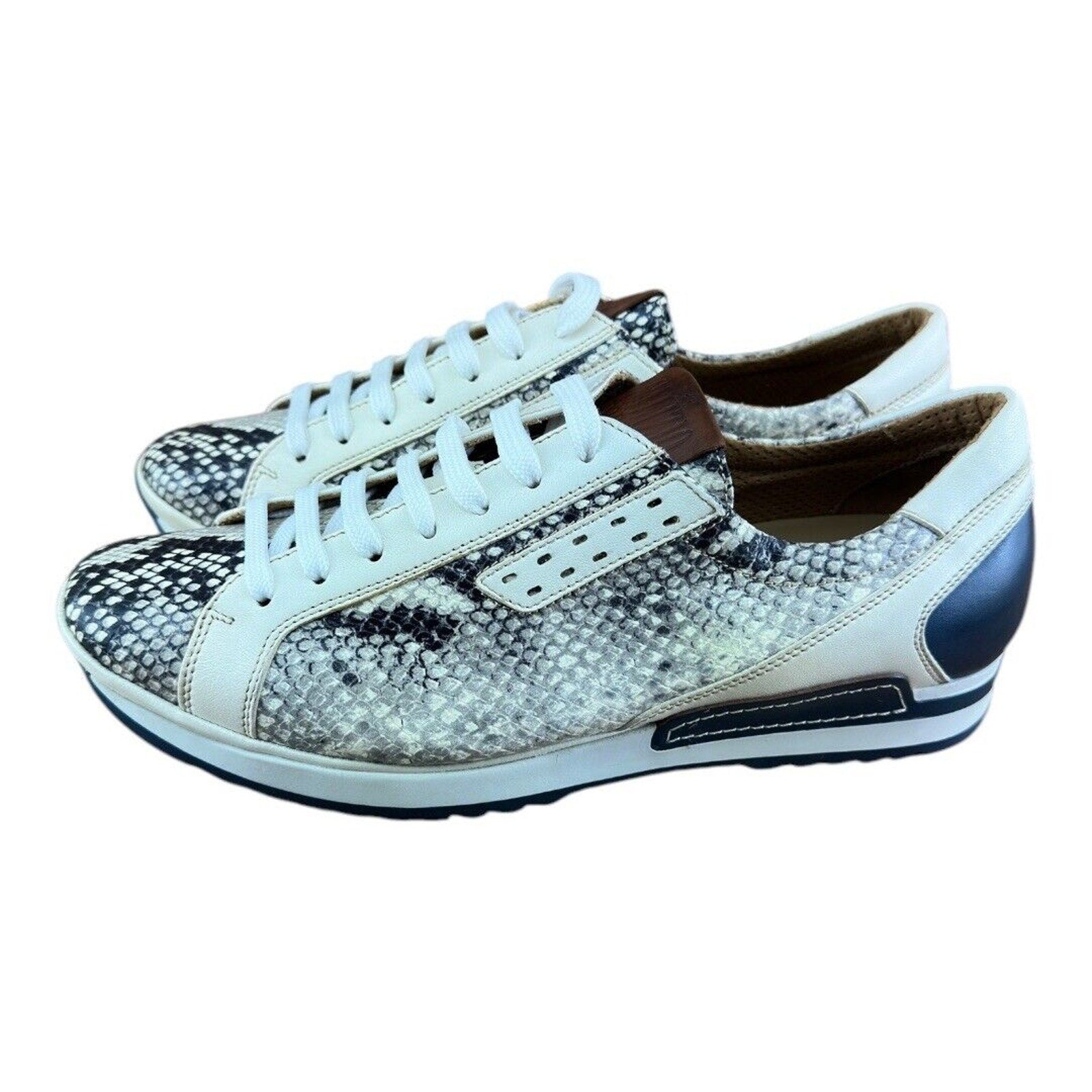 Galizio Torresi Sneaker Men 1198 python  Leather Sneakers.