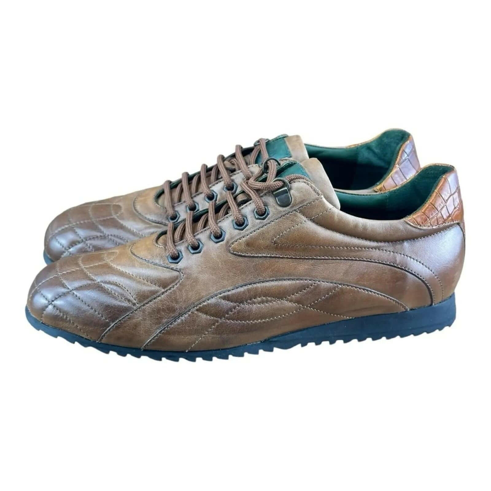 Galizio Torresi Men Sneaker FOUL PERLA Brown.