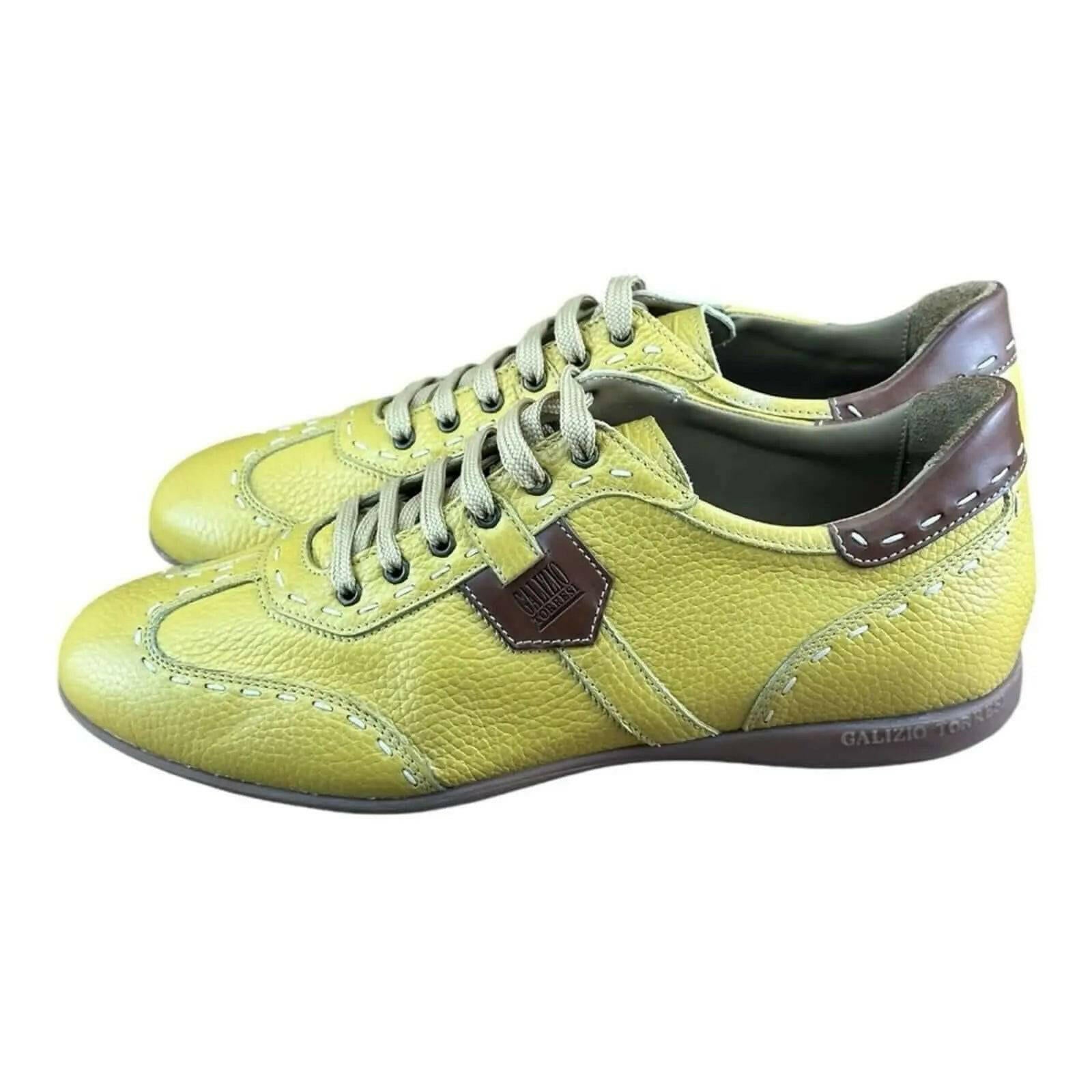 Galizio Torresi Sneaker braun blau Cognac Men.