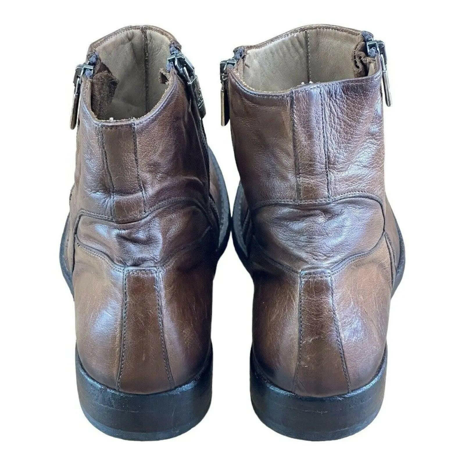 JO GHOST Men Brown Chelsea Boots - AZINIJO GHOST