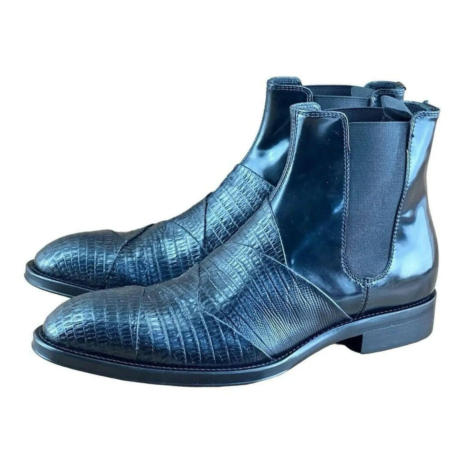 Jo Ghost MEN Leather Chelsea Boots - AZINIJo Ghost