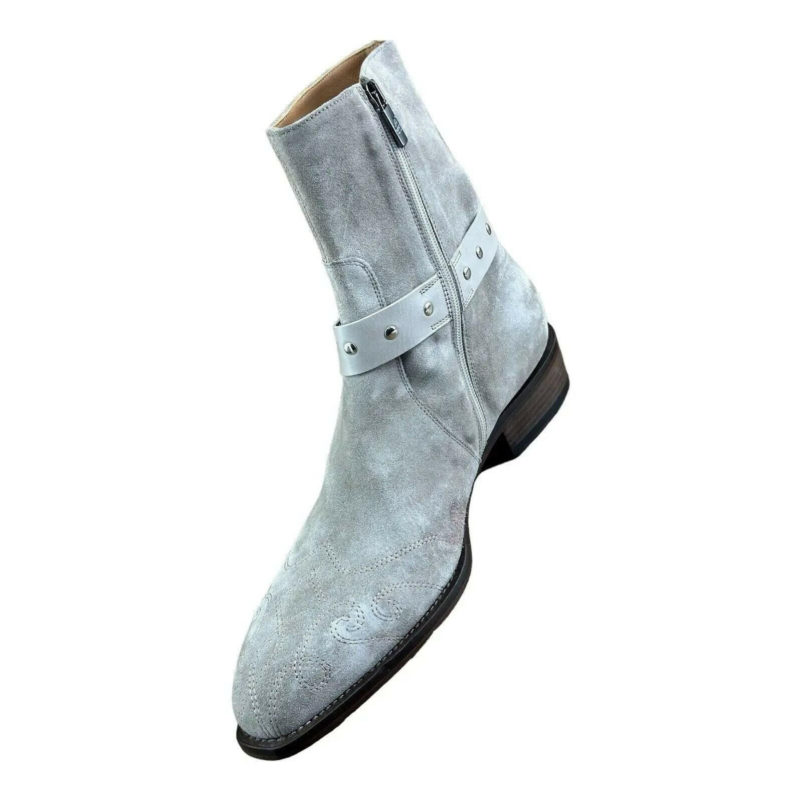 JO GHOST Men Suede Chelsea Boots - AZINIJo Ghost