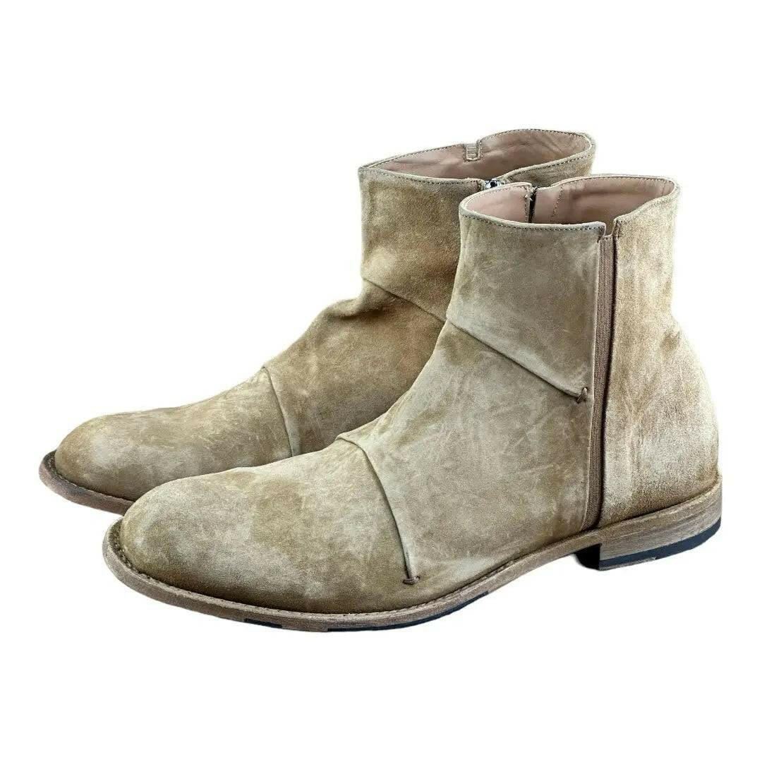 JO GHOST Men's Tan Suede Chelsea Boots.