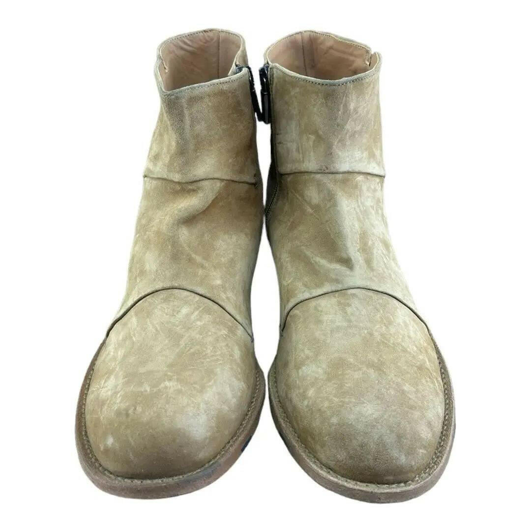 JO GHOST Men's Tan Suede Chelsea Boots.