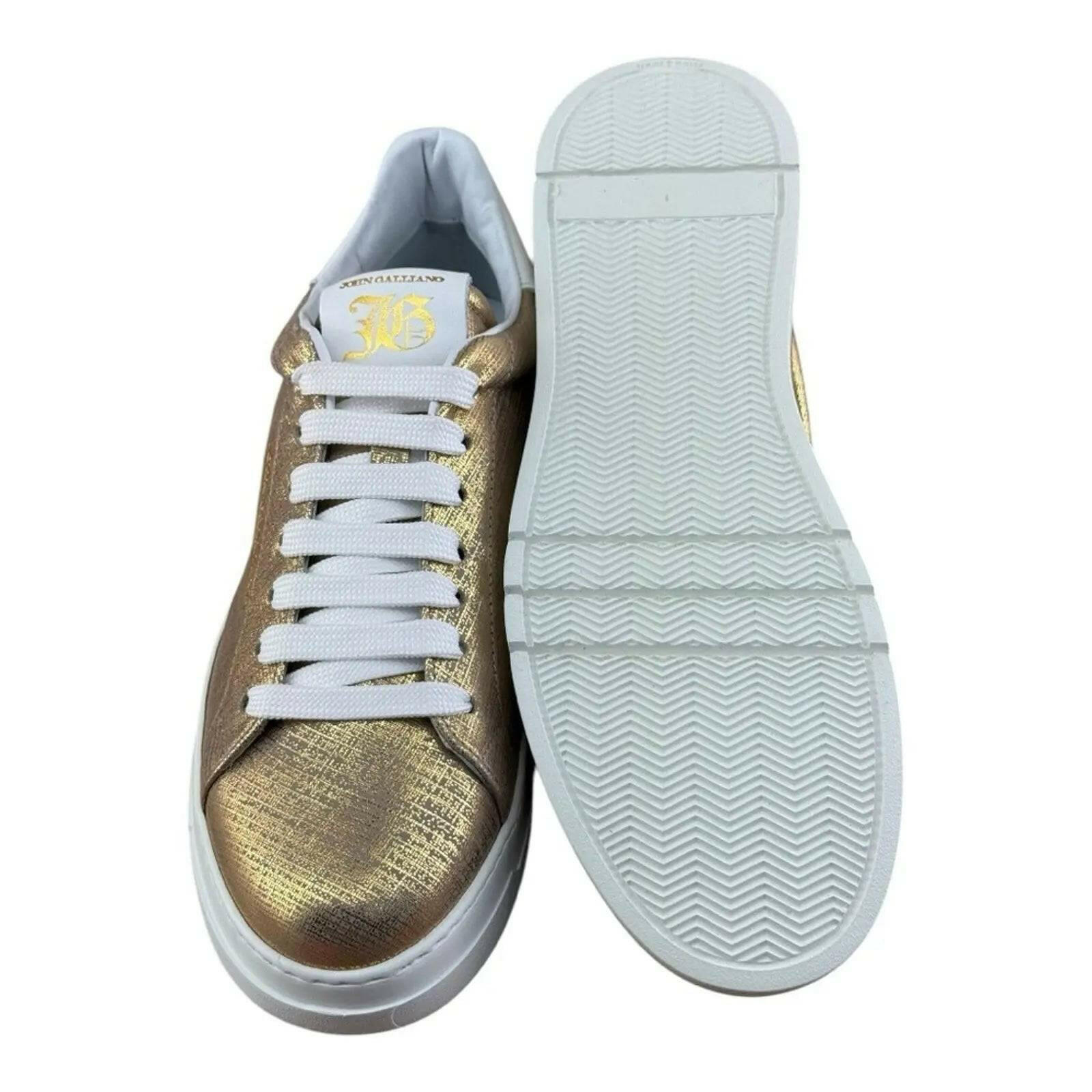 John Galliano Gold sneaker & Outfits (Women).