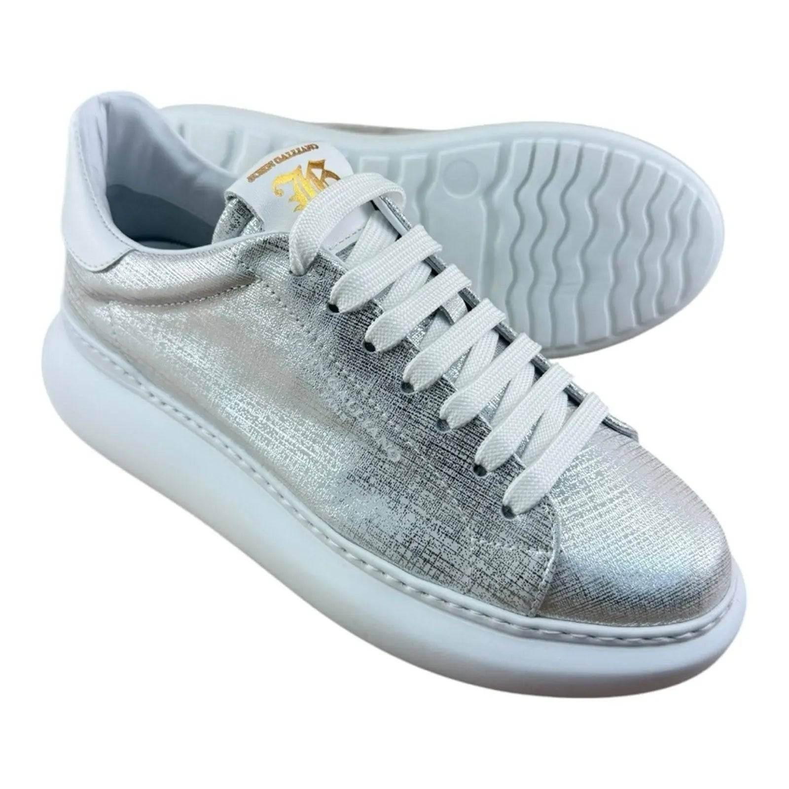 John Galliano Oversize Silver Sneaker Women.