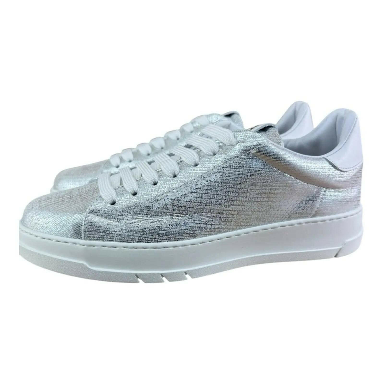 John Galliano  Silver Live Sneaker (Women).