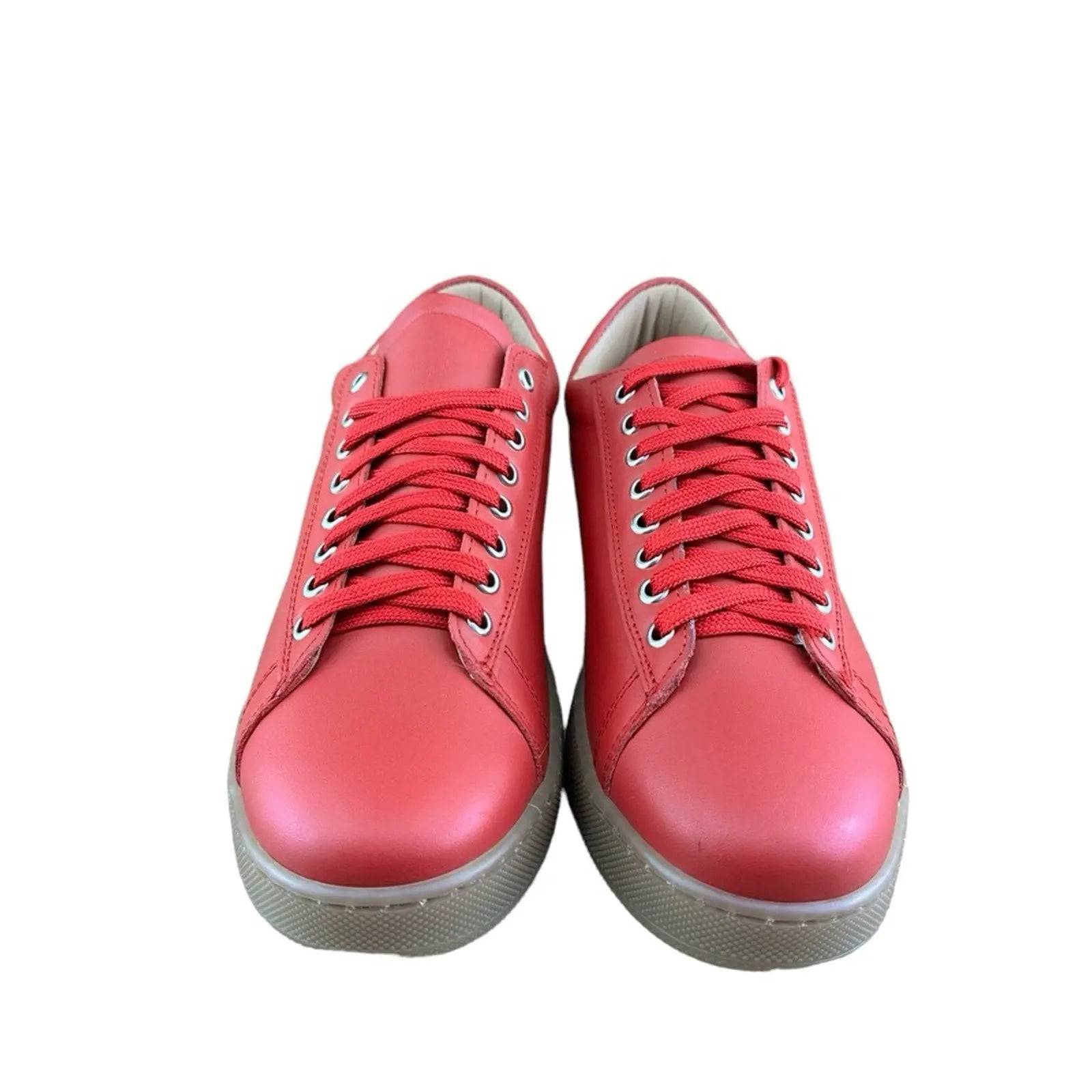 Made in Italy Red shoes Red Sneakers Men - AZINIMADE IN ITALY