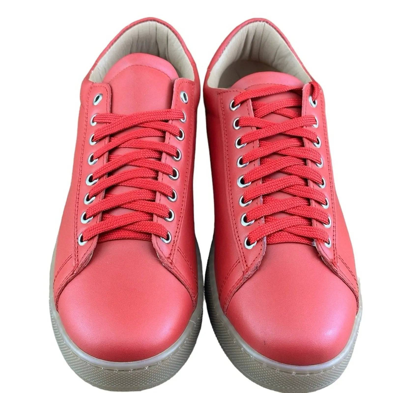 Made in Italy Red shoes Red Sneakers Men - AZINIMADE IN ITALY