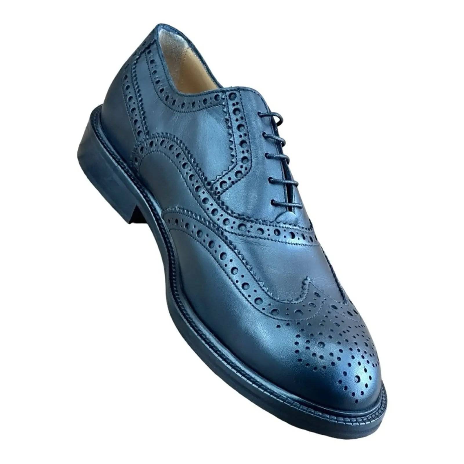 MR. COBBLER Luxury Men Shoes Oxfords Black.