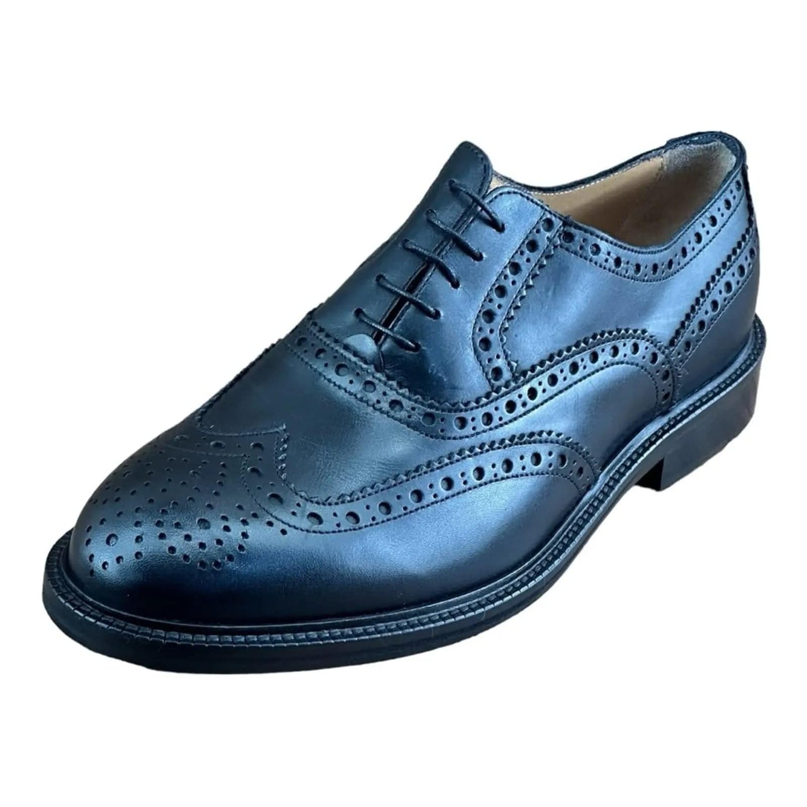 MR. COBBLER Luxury Men Shoes Oxfords Black.