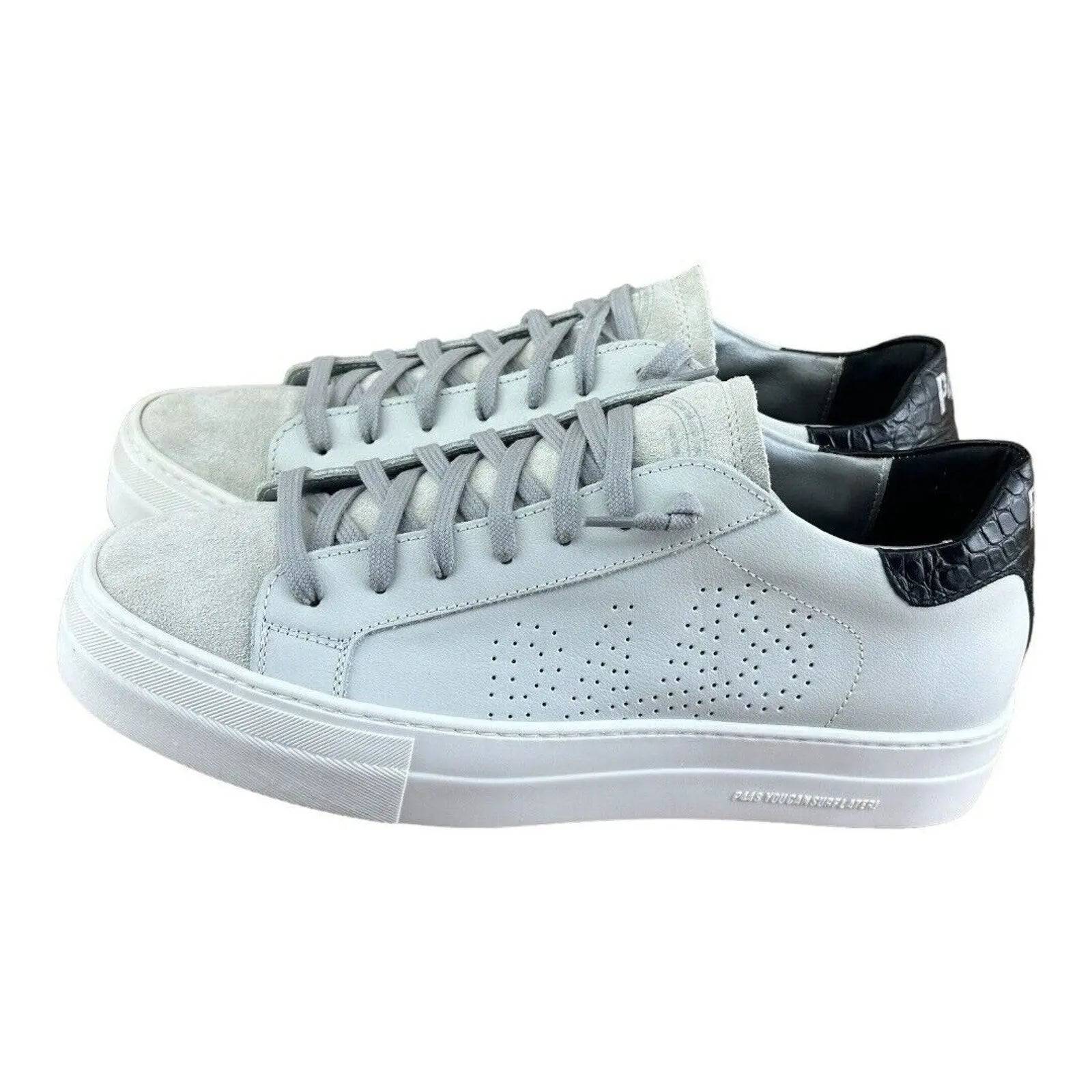 P448  Men Sneaker John White/Navy.