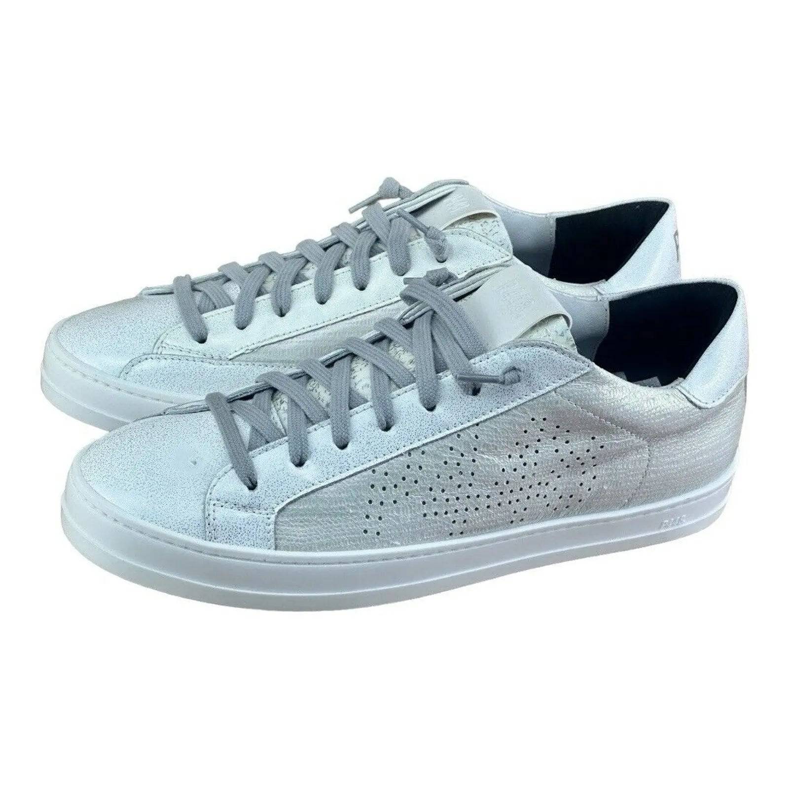 P448  Women Sneaker John White/Platinum.