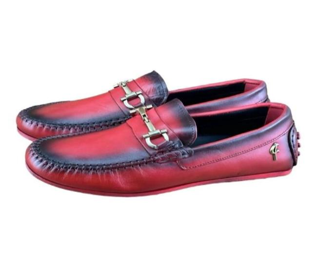 Re Ferdinando Castelo Red Men Driver Loafer.