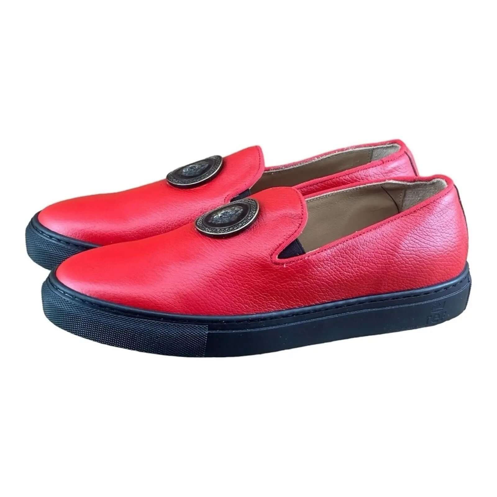 Re Ferdinando slip - ons Sneaker Men Medusa the lion - AZINIRe Ferdinando