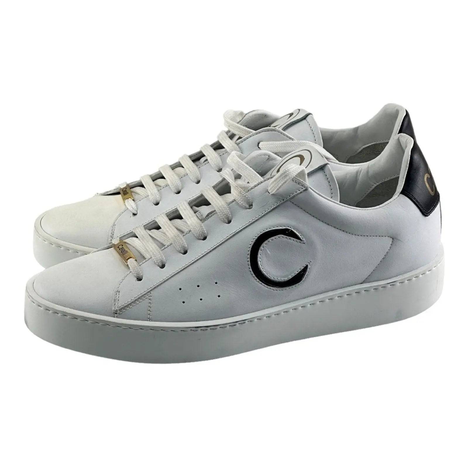 Roberto Cavalli Logo Sneakers.